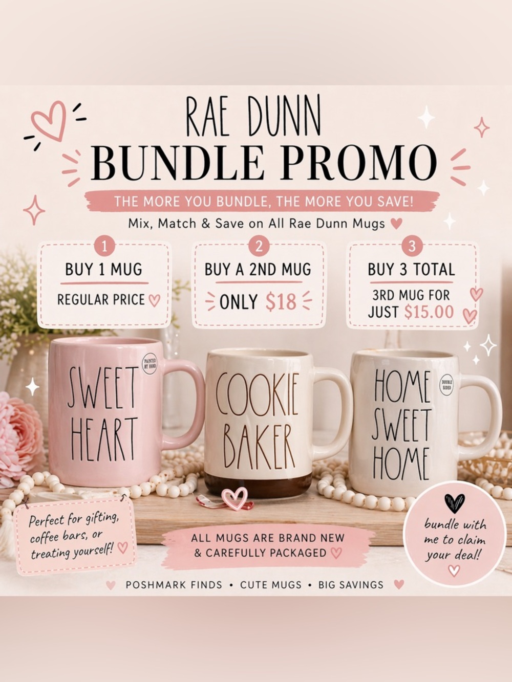 ☕️🤍 RAE DUNN BUNDLE PROMO 🤍☕️